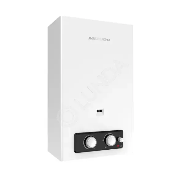 Водонагреватель газовый проточный Pearl BASIC ВПГ 1-10, 20 кВт, пьезоподжиг, 10 л/мин, MIZUDO C.01.SPF02.0022