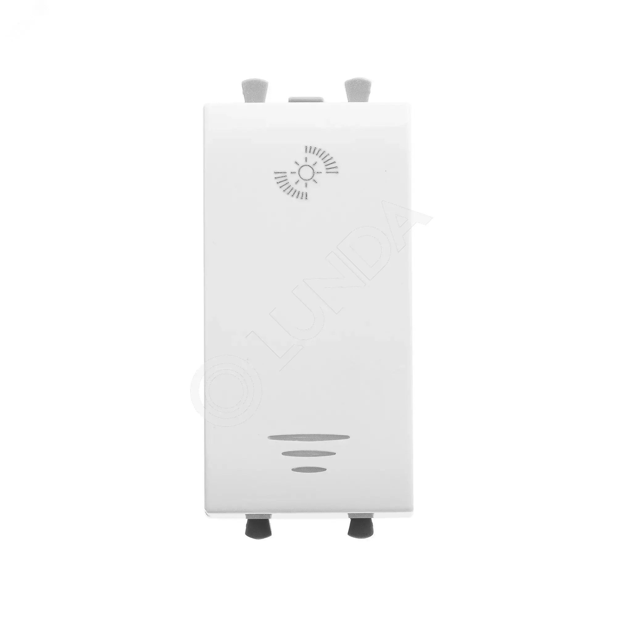 Диммер кнопочный модульный для LED ламп, Avanti, Белое облако, 1 модуль, DKC 4400341
