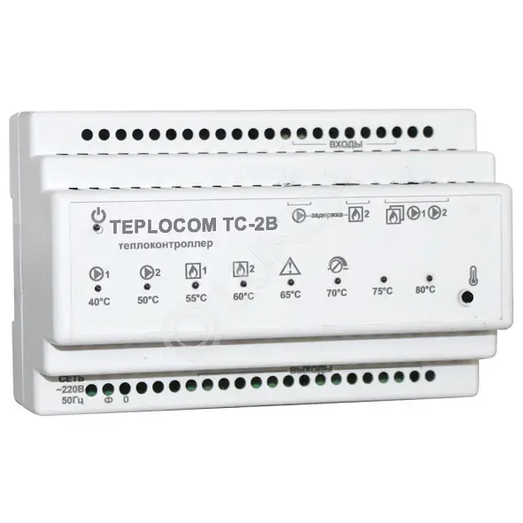 Теплоконтроллер TEPLOCOM TC-2B для систем отопления, Бастион 932