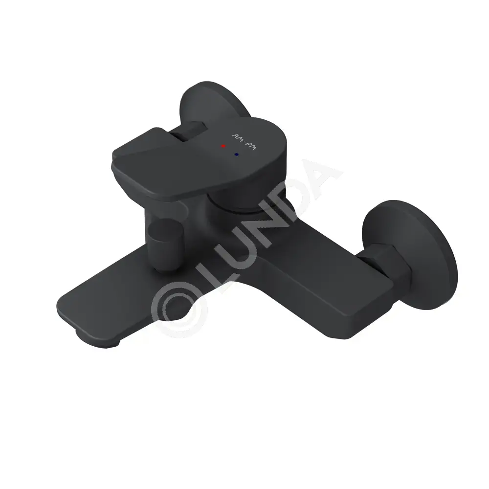 Смеситель для ванна/душа, X-Joy, латунь, чёрный, AM.PM F85A10022