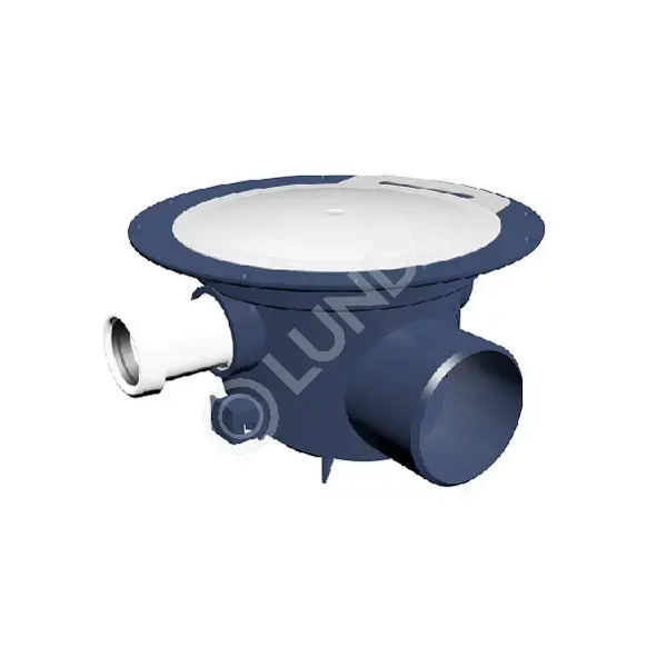 Трап с горизонтальным выпуском Ду 75/150, 3х32 мм, Uponor Drain 1093057