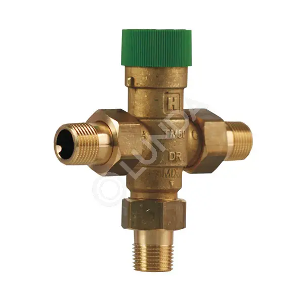 Термостатический смесительный клапан TM50-1/2A для ГВС Ду 15, +30...+60°С, Honeywell, TM50-1/2A