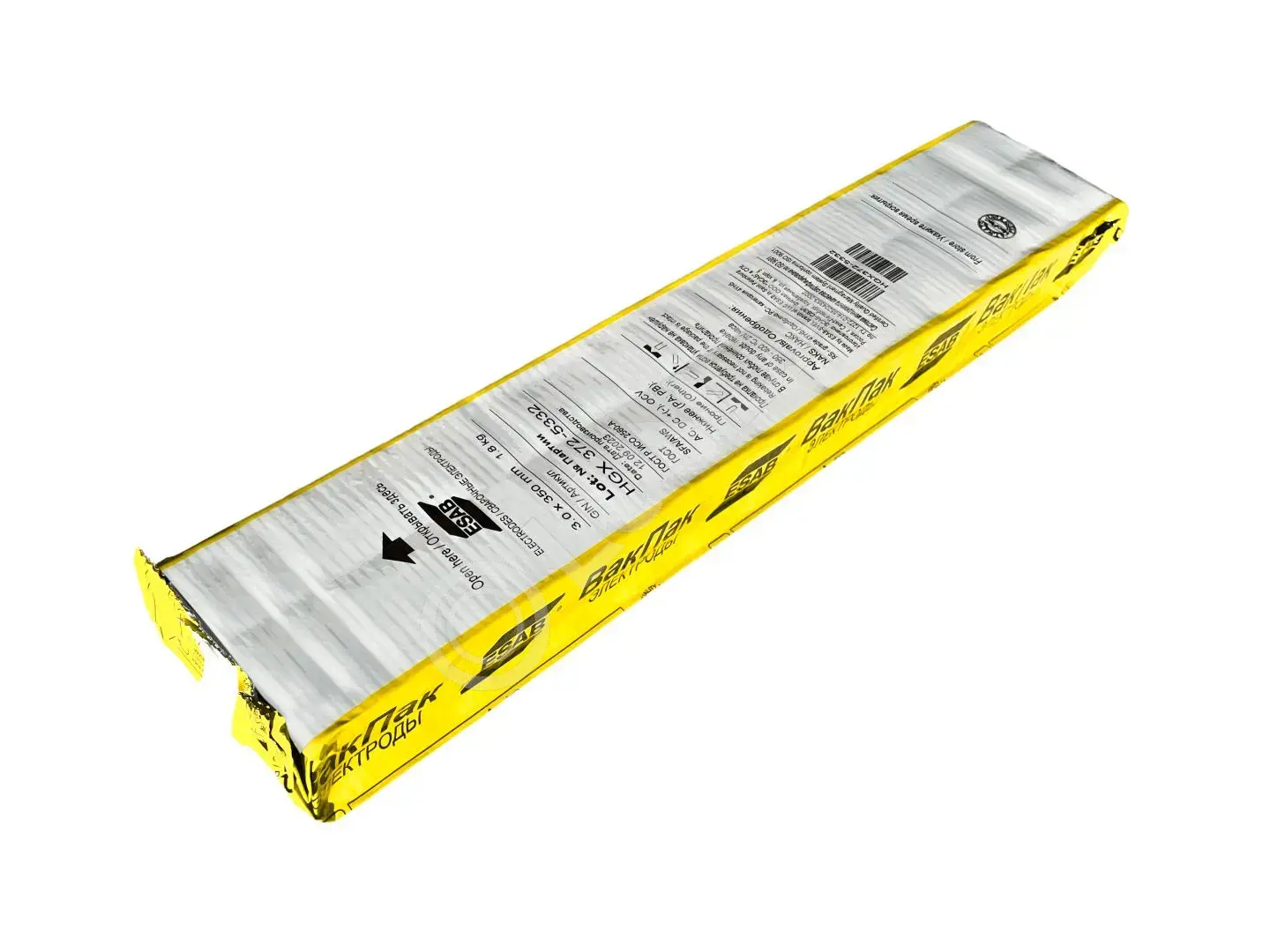 Сварочный электрод МТГ-03 3.0х350 mm, 1,8 kg ВакПак, Esab 3934303WG0