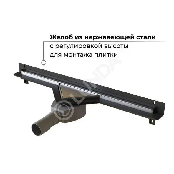 Душевой трап SDR-60 600 хром Ø 50 мм, RGW 21216000-011