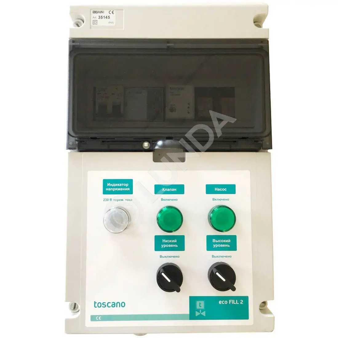 Панель управления переливной ёмкостью Toscano ECO-FILL-2 CUA-PIS-VASO 5-зондов, 230 В, Aquaviva 18659