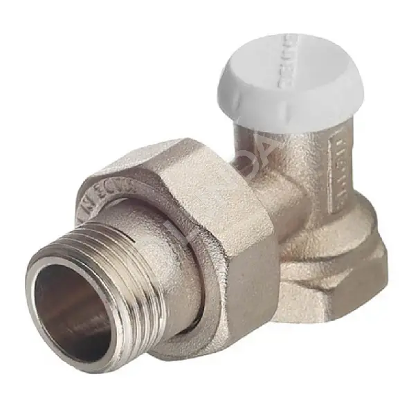 Кран для радиатора запорный, угловой, Ду 3/4", тип 3236EXCEL, Tiemme 3230013