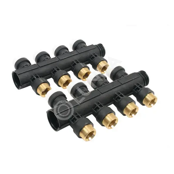 Коллекторная группа с балансировочными клапанами 1"х3х3/4", PPSU, Uponor 1030580
