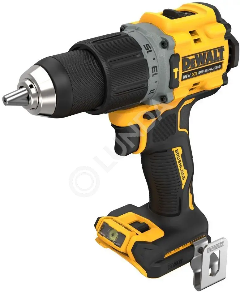 Дрель-шуруповерт DeWalt DCD805NT-XJ, аккум. 18В, бесщет., удар, 650-2000 об/мин, 90Нм, кейс TSTAK, DeWalt DCD805NT-XJ