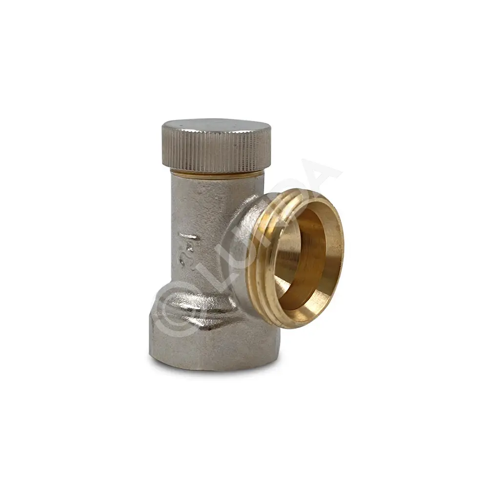 Клапан запорный Primoclima Armature угловой ВР-НР 1/2"х3/4", без хвостовика, никель, Primoclima 0003-001-A-1234 (PC3412RANN)