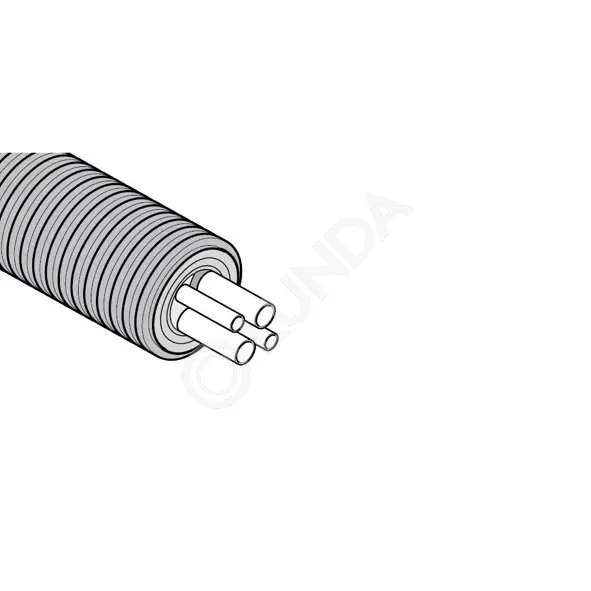 Труба Quattro Smart Midi PE-RT 2х25х3,5-25х3,5-20х2,8/140 PN10 (200 метров), Usystems 1135832