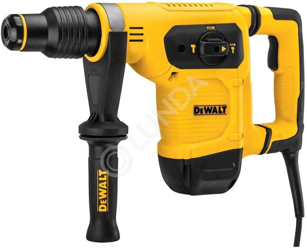 Перфоратор щеточный DeWalt D25481K-QS, 1050 Вт, патрон SDS-Max, 6.1 Дж, 0-540 об/мин, бур до 40 мм, DeWalt D25481K-QS
