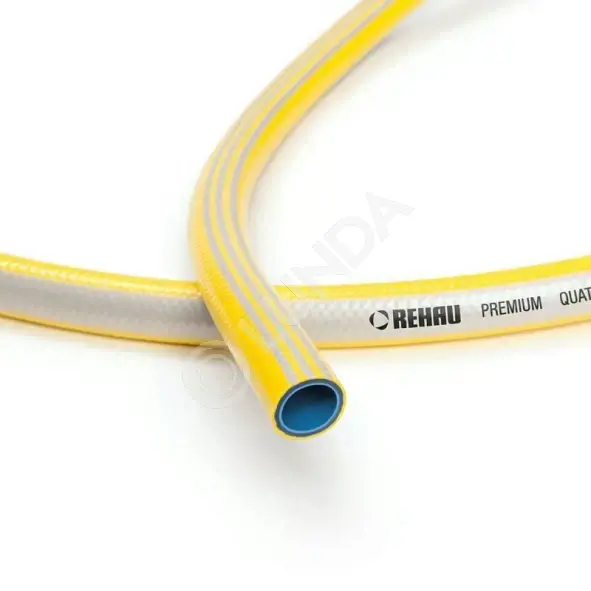 Шланг садовый поливочный, 19 мм(3/4")/25 м, 35бар, Premium Quattroflex Plus+ Rehau 10976771700
