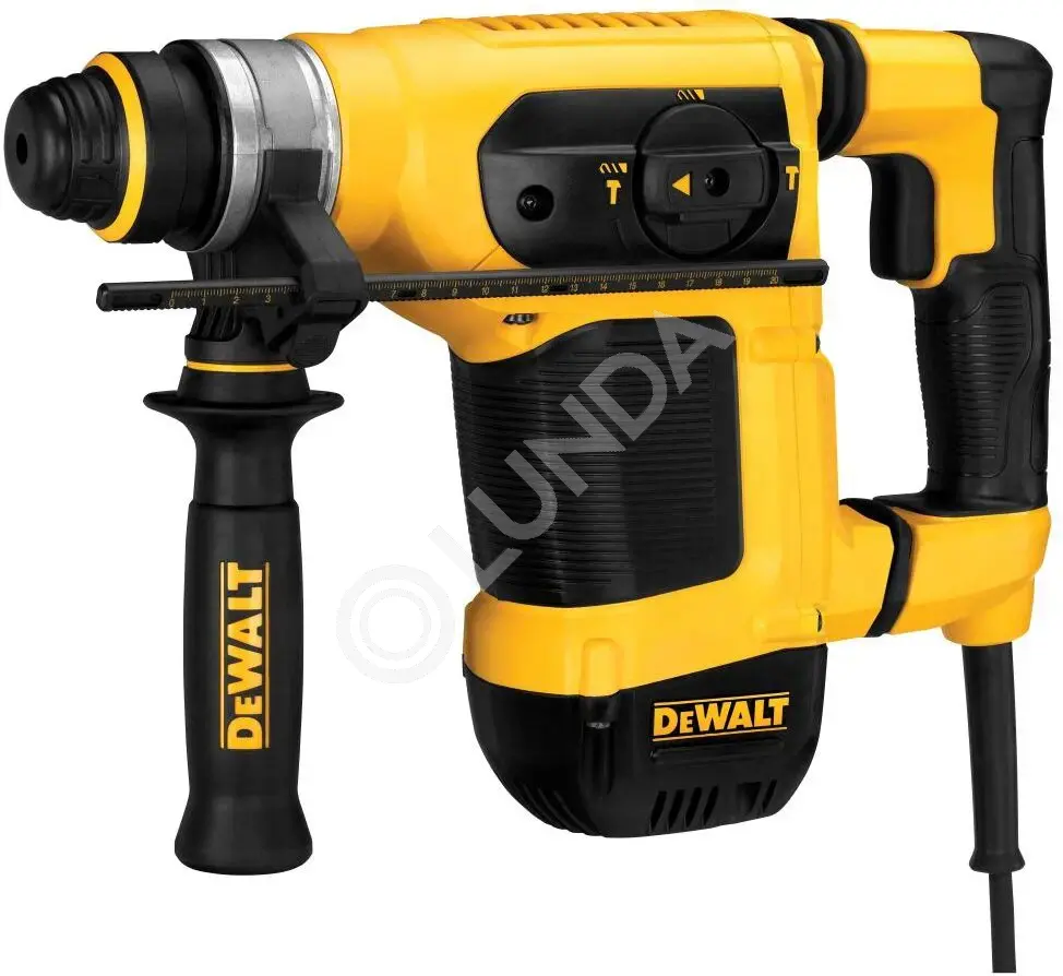 Перфоратор щеточный DeWalt D25413K-QS, 1000 Вт, патрон SDS-Plus, 4.2 Дж, 0-820 об/мин, бур до 32 мм, DeWalt D25413K-QS