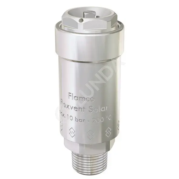 Воздухоотводчик поплавковый 3/8" HP, Tmax=200°С, Flexvent Solar, Flamco 27785