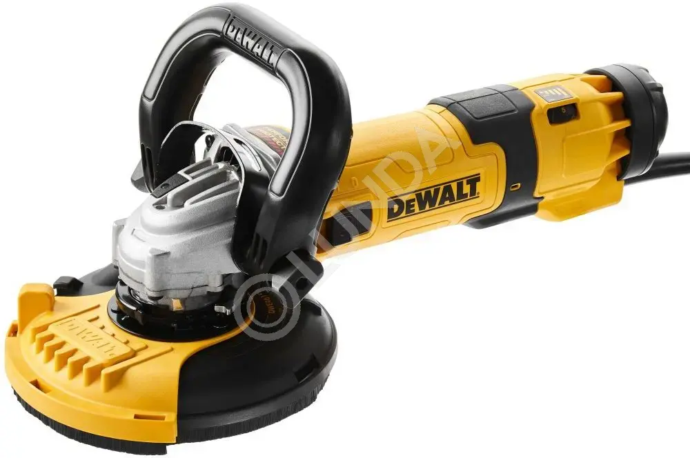 Угловая шлифмашина DeWalt DWE4257-QS, сетевой, 1500Вт, диск 125мм, 10000 об/мин, щеточный, DeWalt DWE4257-QS