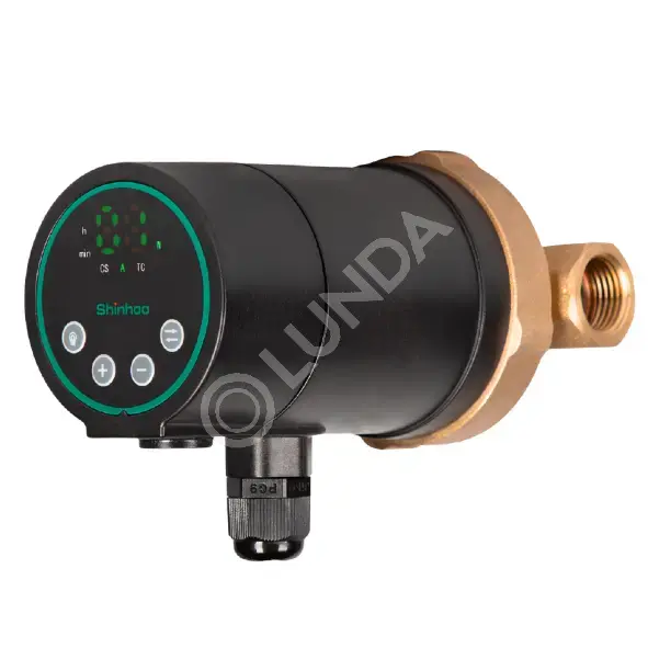 Циркуляционный насос INSTANT PRO 15-1.5, 80 мм, 1х230 В, 8 Вт, Rp 1/2", PN10, IP44, корпус латунь, Shinhoo 71311002