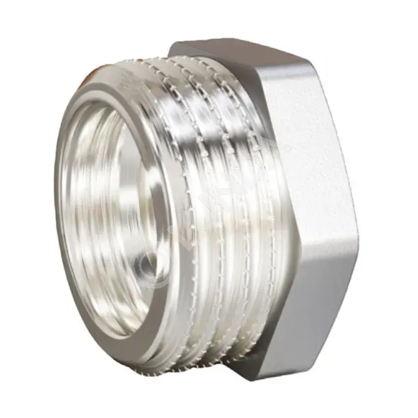 Футорка 2"НРх1 1/2" ВР, никелированная, LD Pride LD.67.529.50х40