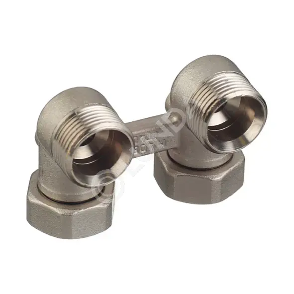 Узел нижнего подключения радиатора, угловой, Ду 3/4", тип 3393, Tiemme 3390002