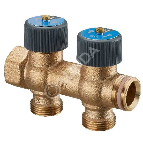 Коллектор Multidis R с функцией отключения на 2 отвода, Oventrop 4200552