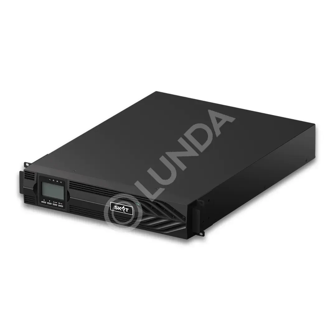 Источник бесперебойного питания SKAT-UPS 1000-RACK-ON-2X9-E P3 1000 Вт, On-Line, синус, встр. АКБ 24В (2x9Ач), 8хC13, Бастион 8761