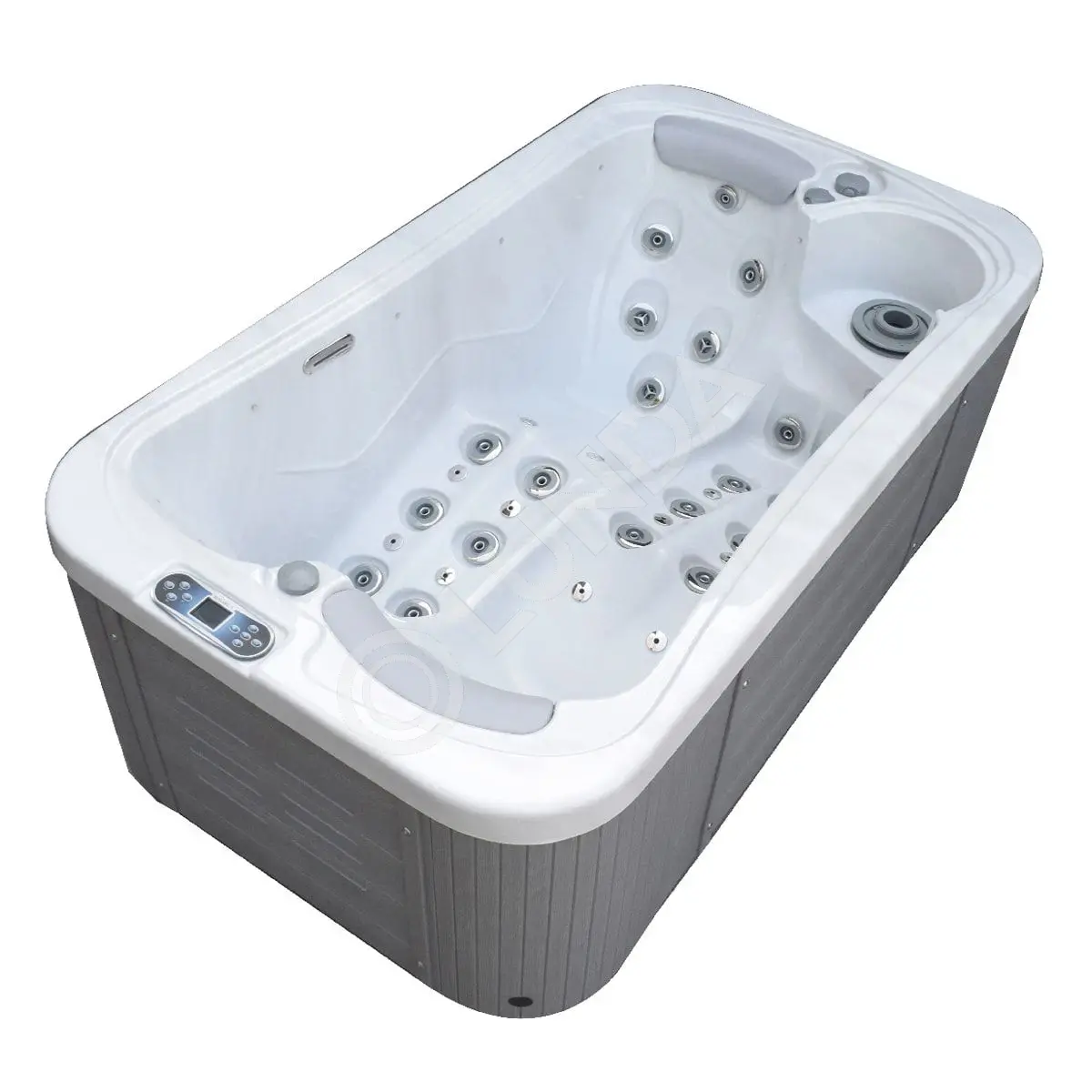 Гидромассажный бассейн IQUE Capri 2100-CDL-BP (WiFi) (212х112х74 см), Aquaviva 6861