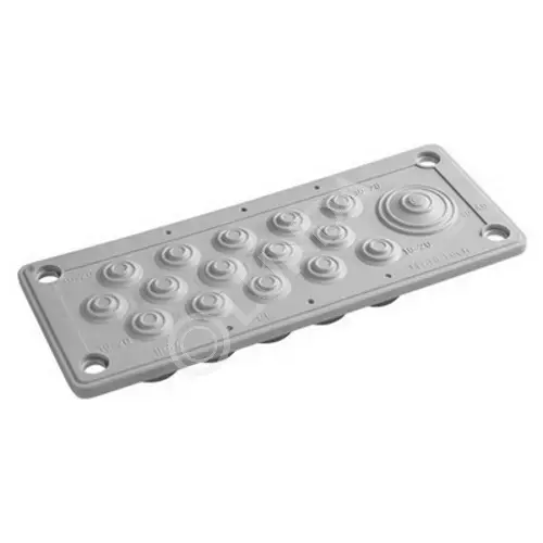 Ввод кабельный пластик V0 UL94 IP54 +130 - 40 16 отверстий, DKC R5HTC16