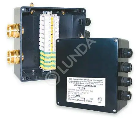 Коробка соединительная РТВ 1008-1Б/1М, IP 66, 750 В, Т=-60…+55°С, 250×255×120 мм, 109 А, 2182322