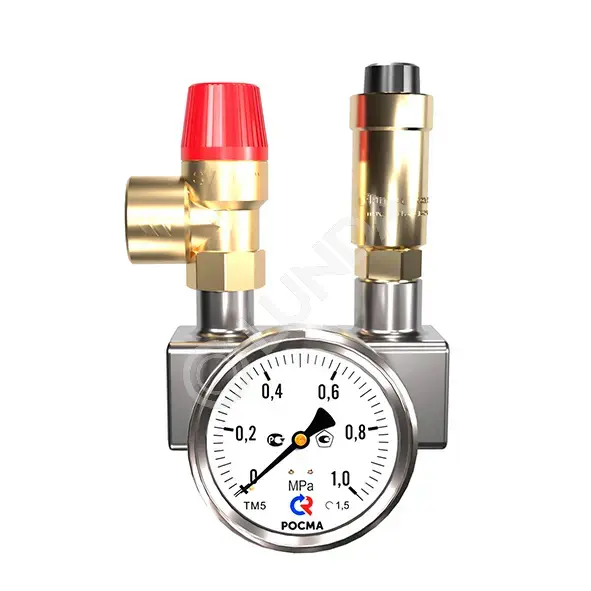 Основание группы безопасности котла BSGSS-25.BASIS, Gidruss BS 2501B 02