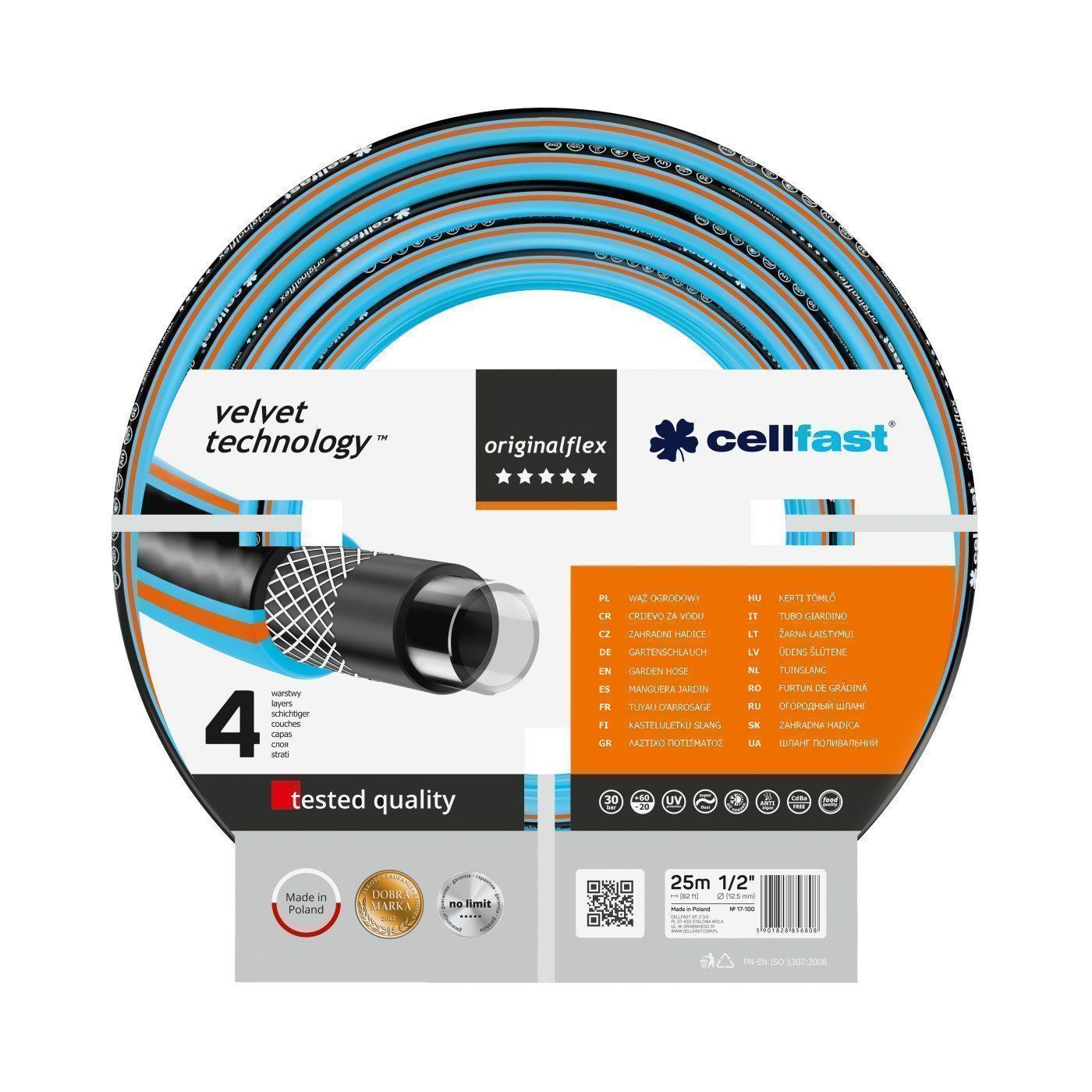 Cellfast 17-120 Шланг садовый ORIGINAL FLEX 3/4" 25M — ПоливТорг