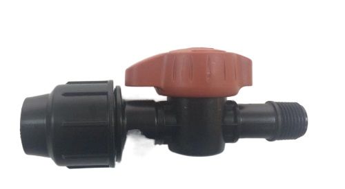 Testa Roja 210272 - краник цилиндрический D. 20 х 1/2" НР — ПоливТорг