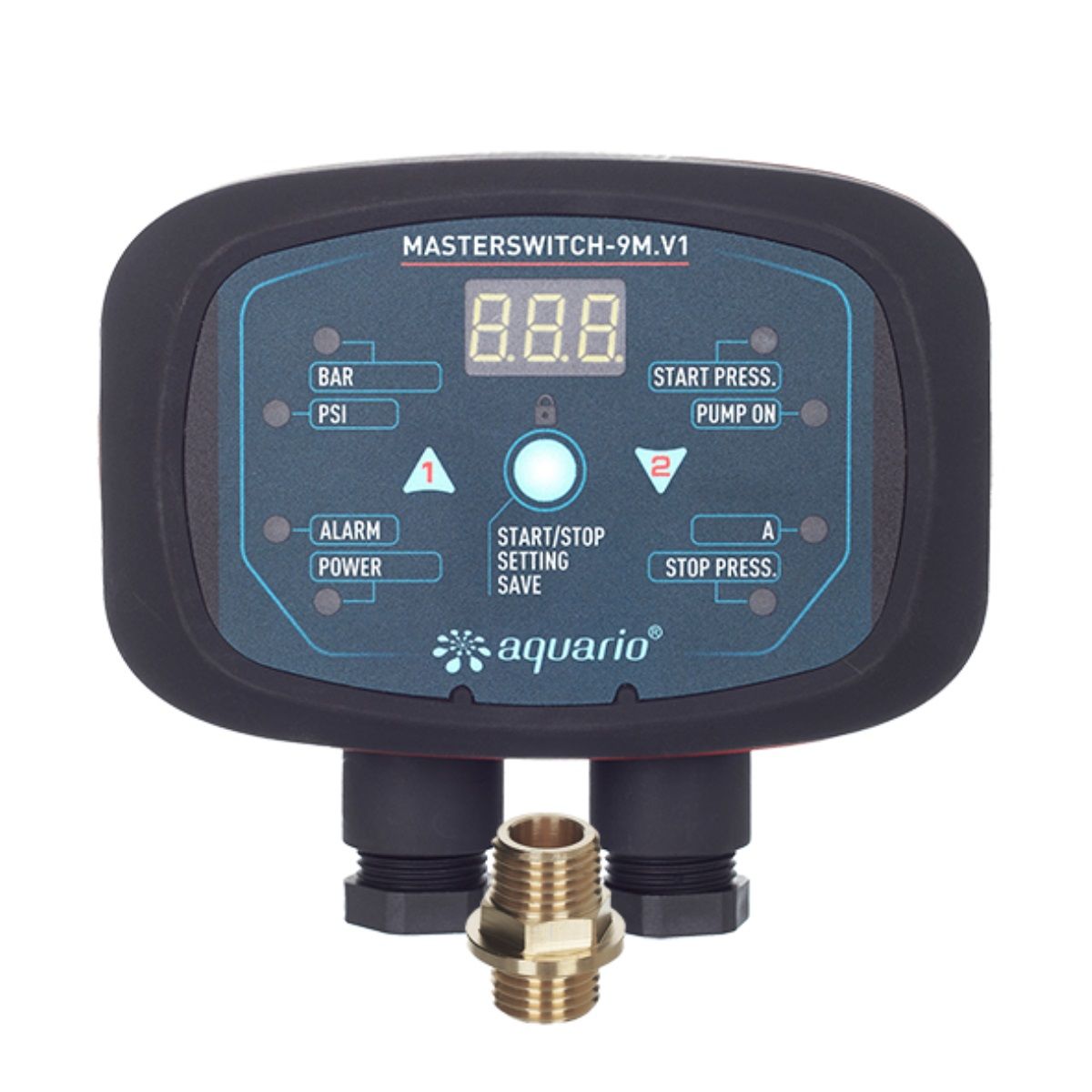 Автоматика "Aquario" Masterswitch-9M.V1 (0,5-9,0 атм) 3,0 кВт — ПоливТорг