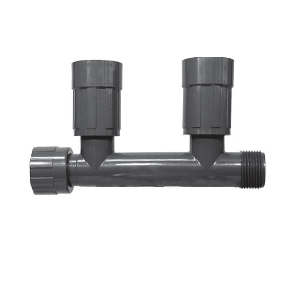 Rain Bird RB 1201-210 - коллектор с накидными гайками 1"ВР х 1"НРх2 выхода 1"ВР — ПоливТорг
