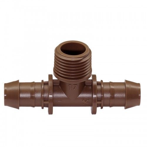 Rain Bird XFF-TMA-050 - тройник резьбовой капельных линий 17х1/2"х17 НР — ПоливТорг
