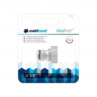 Cellfast 50-650 - Быстросъёмный адаптер 1/2 " ВР IDEAL LINE PLUS (ABS) — ПоливТорг