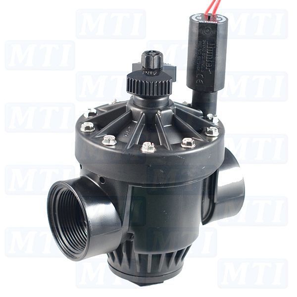 Hunter PGV-201-B - э/м клапан, с регулятором потока 2"ВР, 24 V — ПоливТорг
