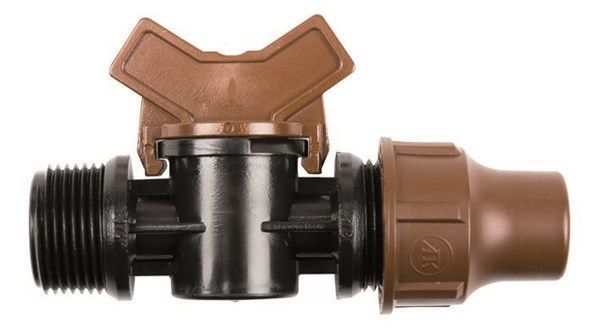 Rain Bird BF valve lock - кран для капельных линий 3/4" НР — ПоливТорг