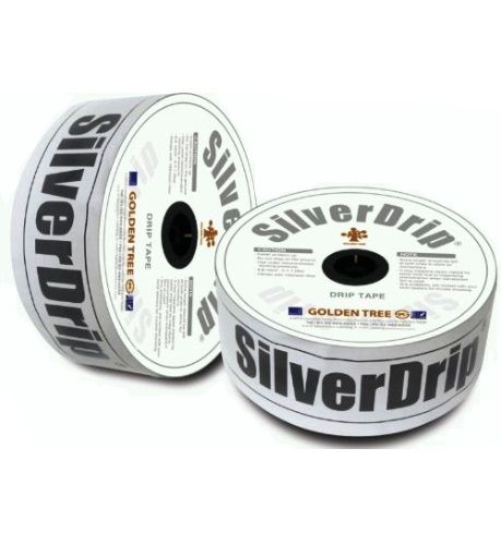 Капельная лента <Silver Drip> 6mil/1.0 л/ч, шаг 10 см (бухта 1400м) — ПоливТорг