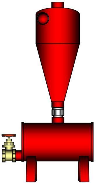 SG FILTERS Гидроциклон металлический "MINIVORTEX" 1" ВР — ПоливТорг