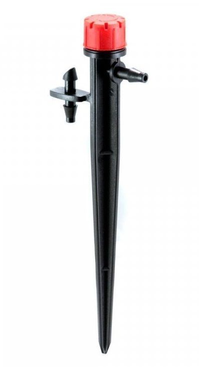 Agro Rain AS018OH - Капельница на стойке L 15 см, 0-80 л/ч без адаптера 5132 — ПоливТорг