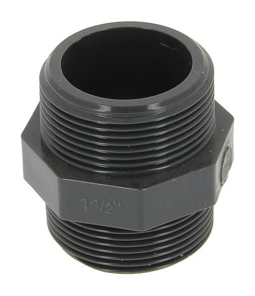 Plastica Alfa 15020-D - ниппель 1" — ПоливТорг