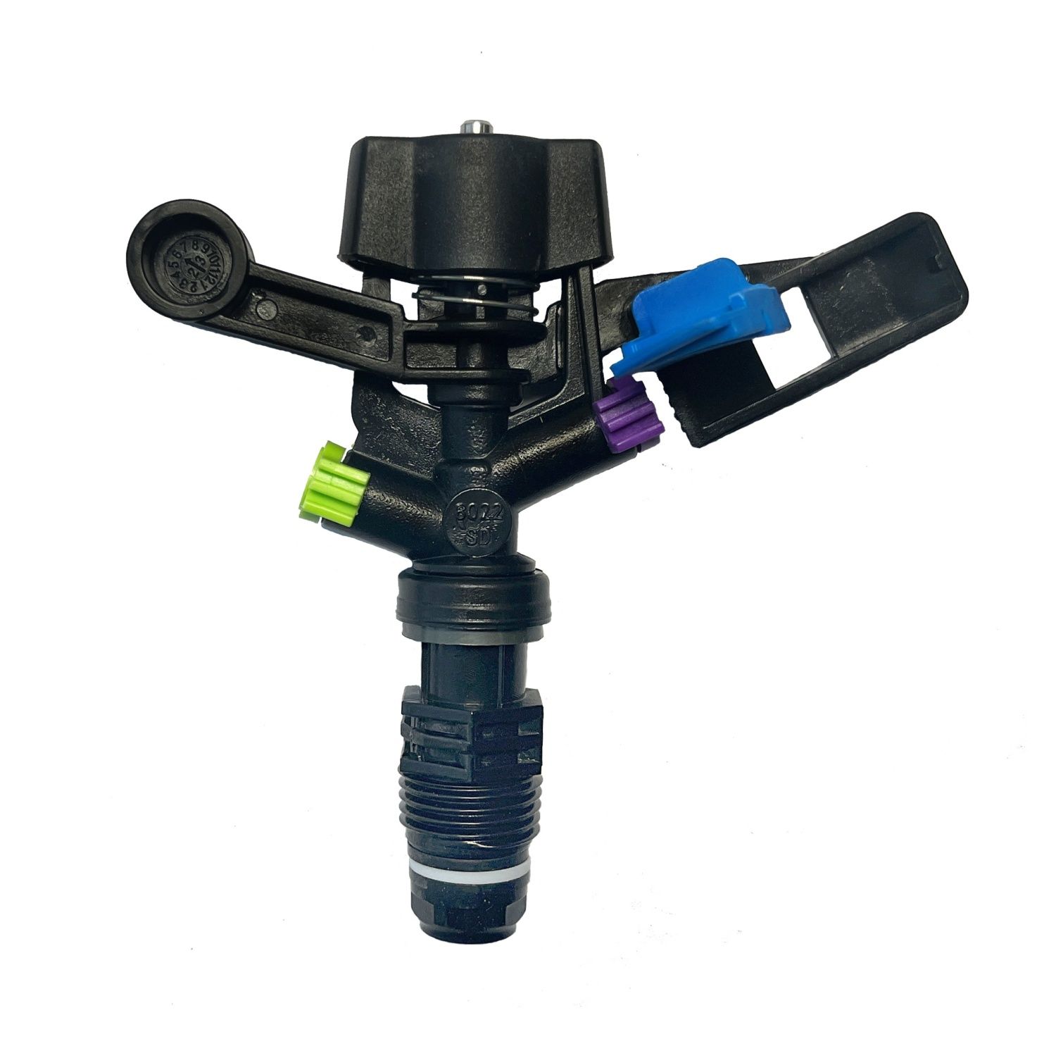 ZM 8022SD - спринклер пластиковый 1/2"НР (SD) сопло 2.5 x 1.8 мм (R 10-11 m) — ПоливТорг