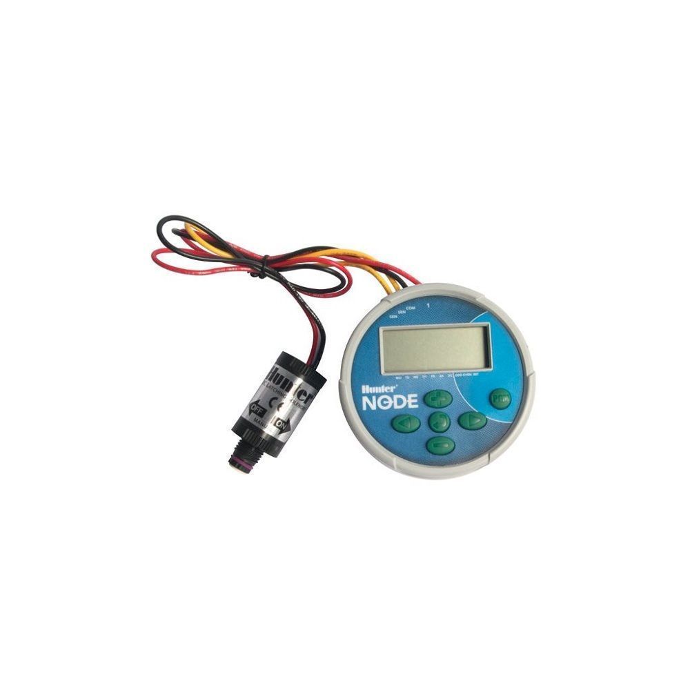 Hunter NODE-100 - автономный контроллер, 1 зона, фиксирующий соленоид 9 V — ПоливТорг