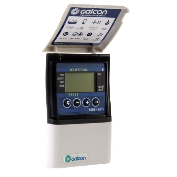 Galcon 6600130000 - контроллер, 4 зоны, внешний трансформатор AC-4S 8004 4STATIONS — ПоливТорг