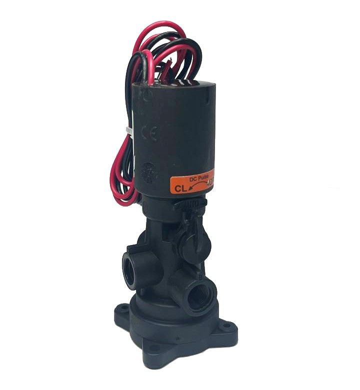 Aytok 2704- соленоид 9V DC Latching на пластиковой базе 3-W (для обратной промывки фильтра) — ПоливТорг