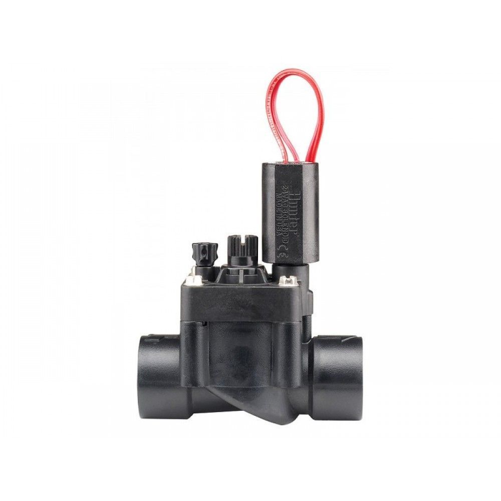 Hunter PGV-100-G-B-DC - э/м клапан, без регулятора потока 1" ВР, с фиксирующим соленоидом 9 V — ПоливТорг