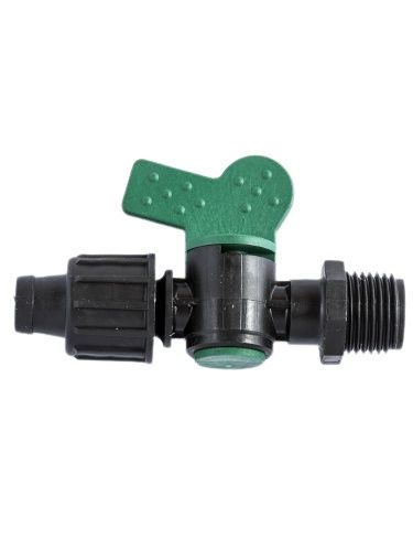 Irritec IVVMT27M0N20T - цилиндрический краник 16 х 1/2" НР TAPE 16 <VMT> — ПоливТорг