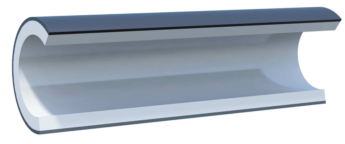 Труба ПНД ПЭ100 125×6 мм SDR 21 PN 8 WhiteNight ML II, 13 м