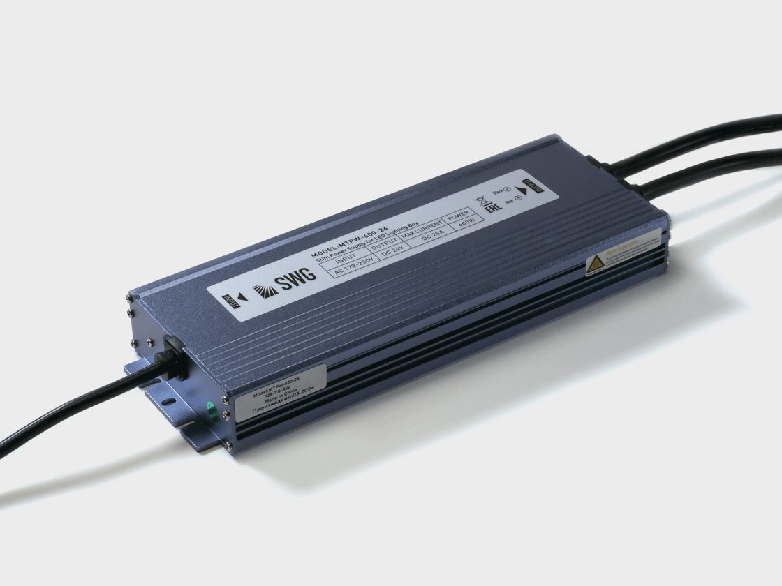 Блок питания для светодиодных лент TPW, 600 W Влагозащитный, 24 V, MTPW-600-24