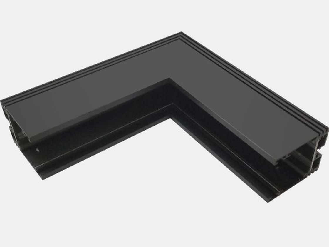 Коннектор угловой настенно-потолочный SY , Черный Муар , SY-601902-CN-BLMR-PCB