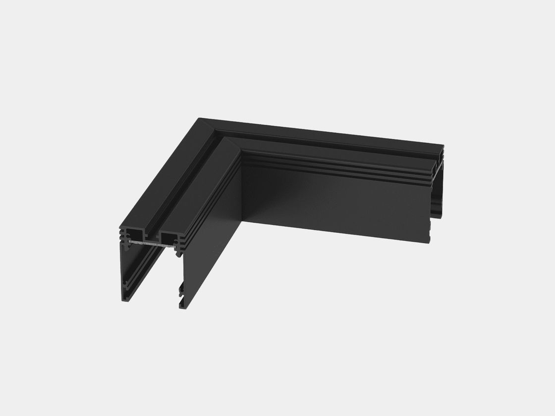 Коннектор угловой потолочный SY Черный Муар ,Серебро, SY-601901-CN-BLMR-PCB